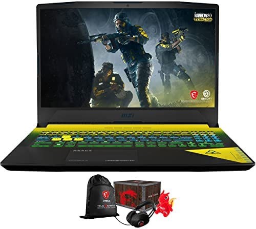 MSI Crosshair 15 Rainbow Six Gaming & Entertainment Laptop (Intel i7-12700H 14-Core, 32GB RAM, 2x4TB PCIe SSD RAID 1 (4TB), RTX 3070, 15.6″ 165Hz Win 10 Pro) with Loot Box MSI Crosshair 15 Rainbow Six Gaming & Entertainment Laptop (Intel i7-12700H 14-Core, 32GB RAM, 2x4TB PCIe SSD RAID 1 (4TB), RTX 3070, 15.6