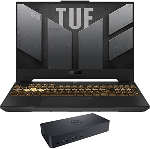 ASUS TUF Gaming F15 Gaming & Entertainment Laptop (Intel i7-12700H 14-Core, 64GB DDR5 4800MHz RAM, 2x8TB PCIe SSD RAID 0 (16TB), RTX 3060, 15.6