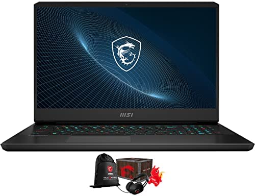 MSI Vector GP76 12UE-17 Gaming Laptop (Intel i7-12700H 14-Core, 64GB RAM, 2x8TB PCIe SSD RAID 0 (16TB), RTX 3060, 17.3