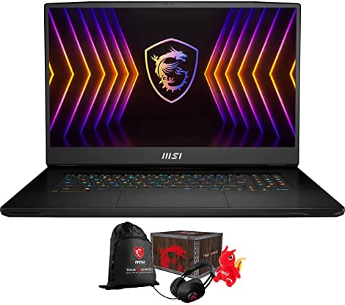 MSI Titan GT77 12UHS Gaming & Entertainment Laptop (Intel i9-12900HX 16-Core, 128GB DDR5 4000MHz RAM, 2x8TB PCIe SSD RAID 1 (8TB), GeForce RTX 3080 Ti, 17.3