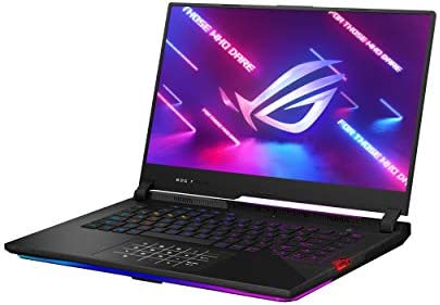 ASUS ROG Strix Scar 15 (2021) Gaming Laptop, 15.6” 165Hz IPS Type QHD, NVIDIA GeForce RTX 3070, AMD Ryzen 7 5800H, 16GB DDR4,1TB SSD, Opti-Mechanical Per-Key RGB Keyboard, Windows 10, G533QR-DS76Q