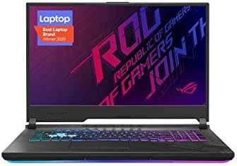 ASUS ROG Strix G17 (2020) Gaming Laptop, 17.3” 144Hz IPS Type FHD Display, NVIDIA GeForce RTX 2070 SUPER, Intel Core i7-10750H, 16GB DDR4, 512GB PCIe NVMe SSD, RGB Keyboard, Windows 10, G712LWS-WB74