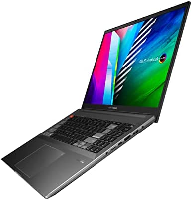ASUS VivoBook Pro 16X OLED Slim Laptop, 16” WQUXGA 16:10 Display, AMD Ryzen 7 5800H CPU, NVIDIA GeForce RTX 3050 Ti, 16GB RAM, 1TB SSD, Windows 11 Home, 0°Black, M7600QE-DB74