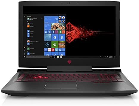 OMEN by HP 17-inch Gaming Laptop w/ 144Hz Anti-Glare G-Sync Display, i7-8750H, GeForce GTX 1060 6 GB, 16GB 2666MHz RAM, 1TB HDD & 128 GB PCIE SSD, Windows 10 Home (17-an120nr, Black), Metal