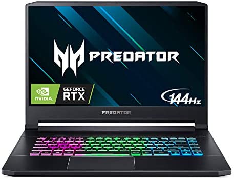 Acer Predator Triton 500 Thin & Light Gaming Laptop, Intel Core i7-9750H, GeForce RTX 2070 Max-Q, 15.6