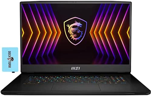MSI Titan GT77 12UGS Gaming & Entertainment Laptop (Intel i9-12900HX 16-Core, 128GB DDR5 4000MHz RAM, 2x8TB PCIe SSD RAID 1 (8TB), RTX 3070 Ti, 17.3