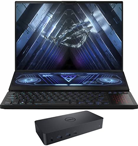 ASUS ROG Zephyrus Duo 16 Gaming & Entertainment Laptop (AMD Ryzen 9 6900HX 8-Core, 64GB DDR5 4800MHz RAM, 2x8TB PCIe SSD RAID 1 (8TB), GeForce RTX 3070 Ti, 16.0