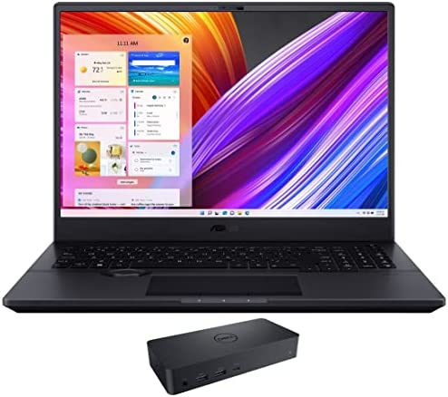 ASUS ProArt Studiobook H7600ZX Home & Business Laptop (Intel i7-12700H 14-Core, 64GB DDR5 4800MHz RAM, 2x8TB PCIe SSD RAID 0 (16TB), GeForce RTX 3080 Ti, 16.0