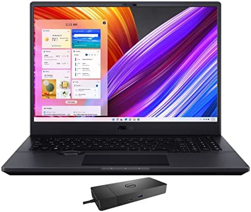 ASUS ProArt Studiobook H7600ZX Home & Business Laptop (Intel i7-12700H 14-Core, 64GB DDR5 4800MHz RAM, 2x8TB PCIe SSD RAID 0 (16TB), GeForce RTX 3080 Ti, 16.0